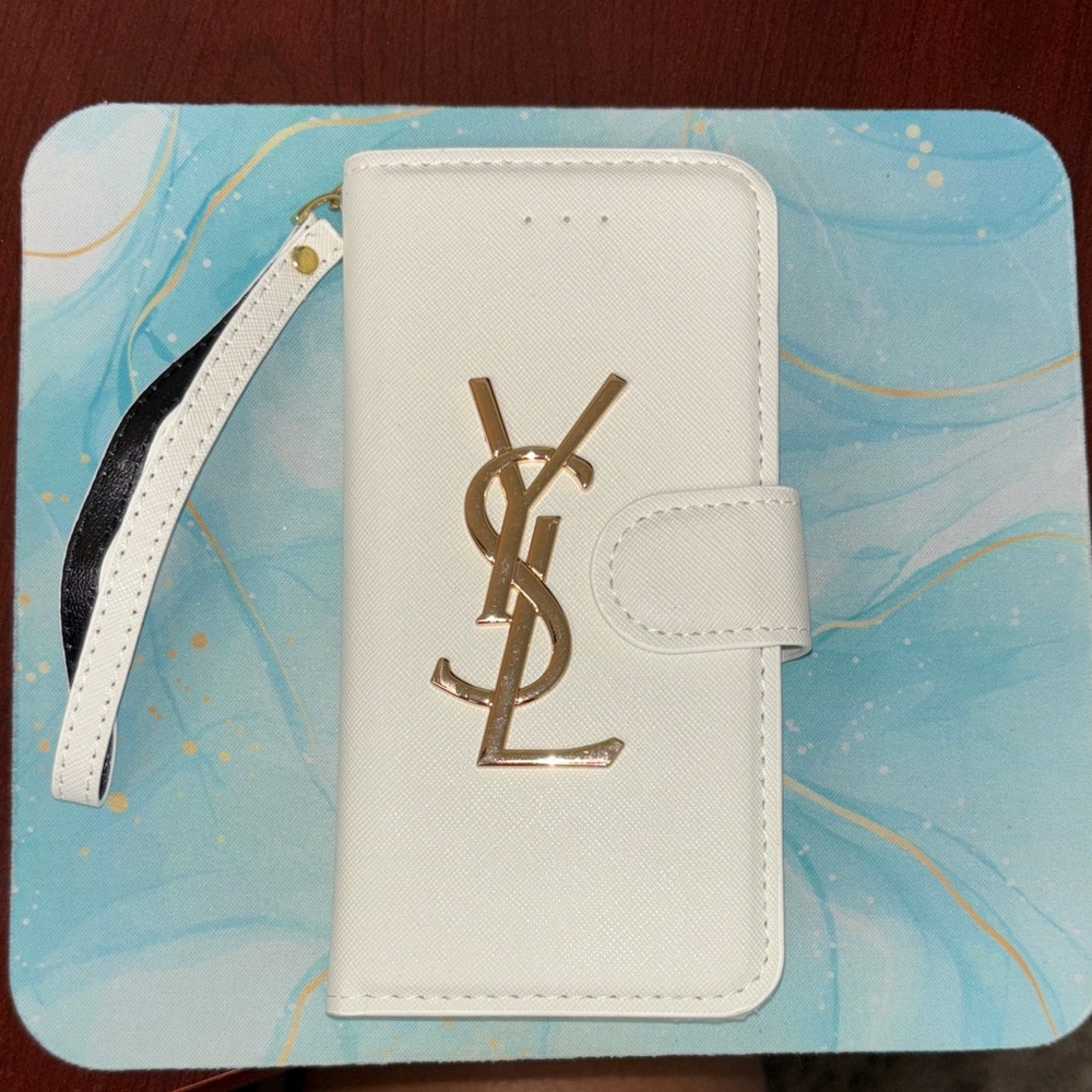 White and Gold Phone Case